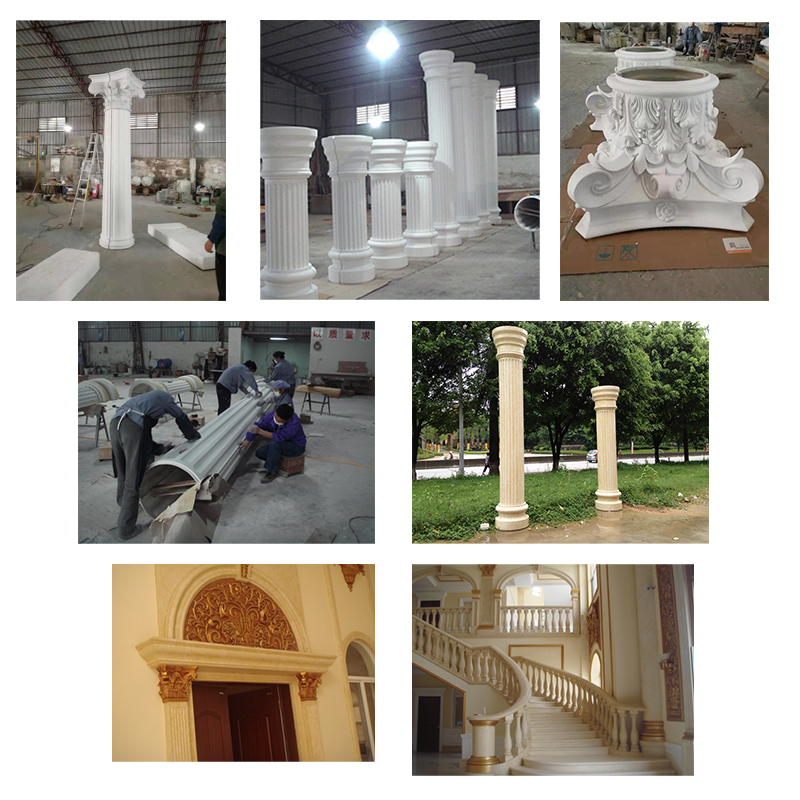 Glass fiber reinforced plastic indoor decorative sculpture products