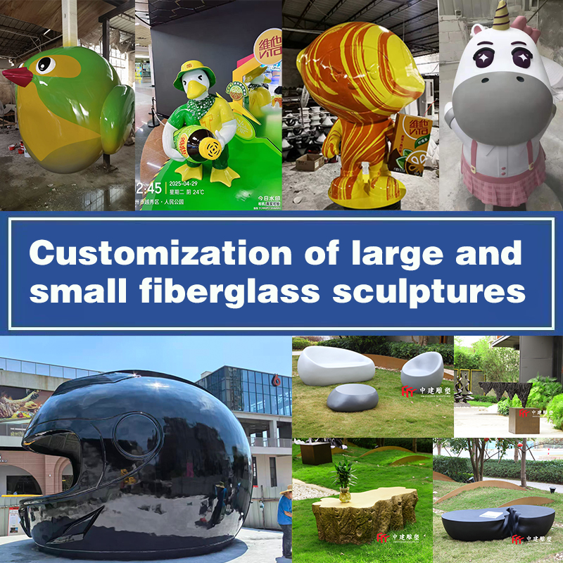 Customized fiberglass sculpture
